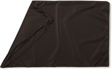 12" x 20" Cover Throw Pillowcases - 85/15 Nylon/Spandex Silky Black