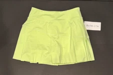 ATHLETA Serve Pleated Skort Lime Green Size XS / X Small NEW w Tags