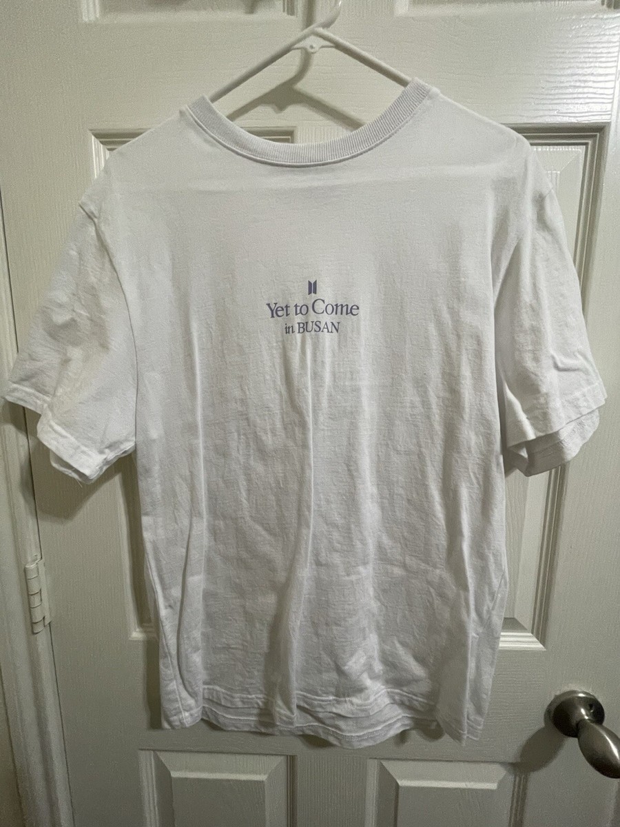 BTS YET TO COME BUSAN S/S T-SHIRT SHIRT LARGE L YTC CONCERT TSHIRT