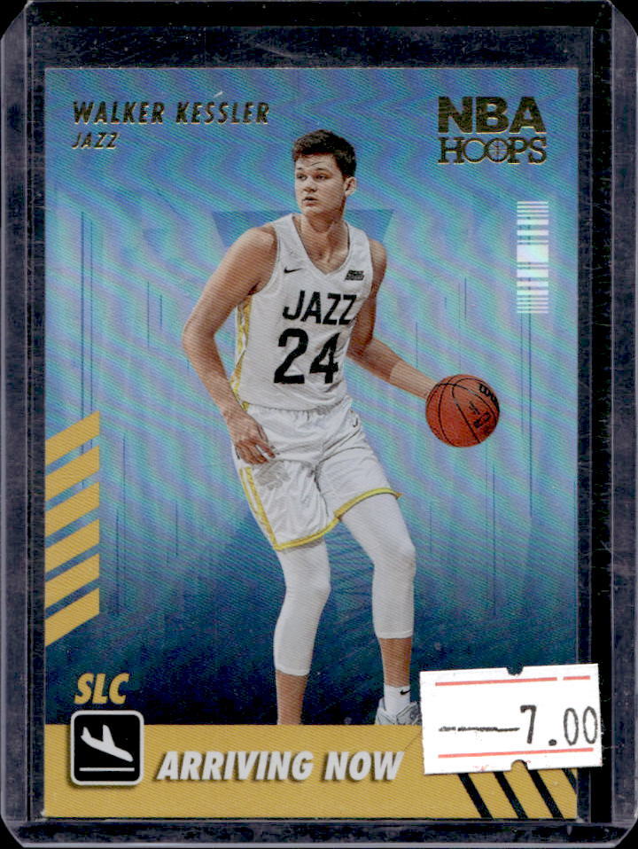 2022-23 Panini Hoops Walker Kessler Arriving Now Holo RC #22 Jazz