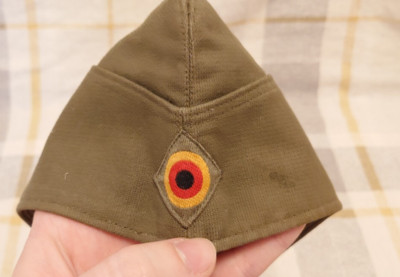 Vintage Bundeswehr Garnisonsmütze Seitenmütze 1965