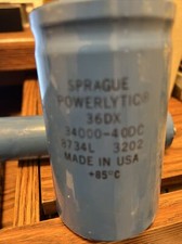 Sprague Powerlytic  Capacitor 36DX  34000-4ODC
