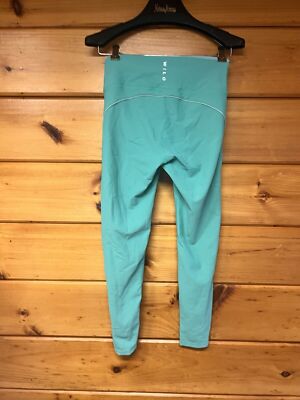 Wilo The Label Australia Leggings Womens WILO Outline Sea Green Color Ribbed M