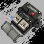 250A Amp Manual Reset Inline Circuit Breaker Platinum Terminal Block Marine Auto