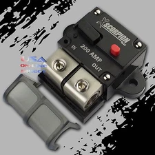 300 Amp Manual Reset Inline Circuit Breaker Platinum Terminal Block Marine Auto