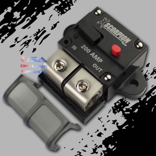 300 Amp Manual Reset Inline Circuit Breaker Platinum Terminal Block Marine Auto - Picture 1 of 1