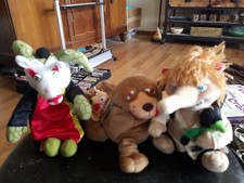 Lot of 3 Farce Wars Fantom Meanies STAR WARS Bean Bag Plush Toy with Tags New