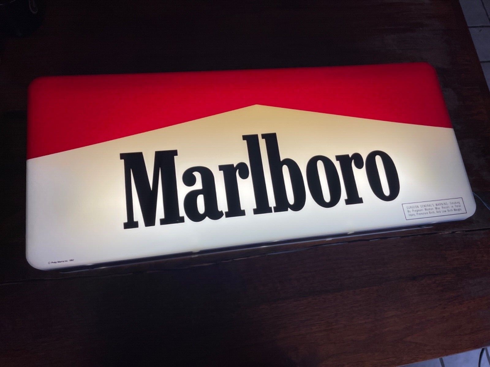 Marlboro Light-Up Sign With Clock For Sale At Auction - Mecum Auctions Australia