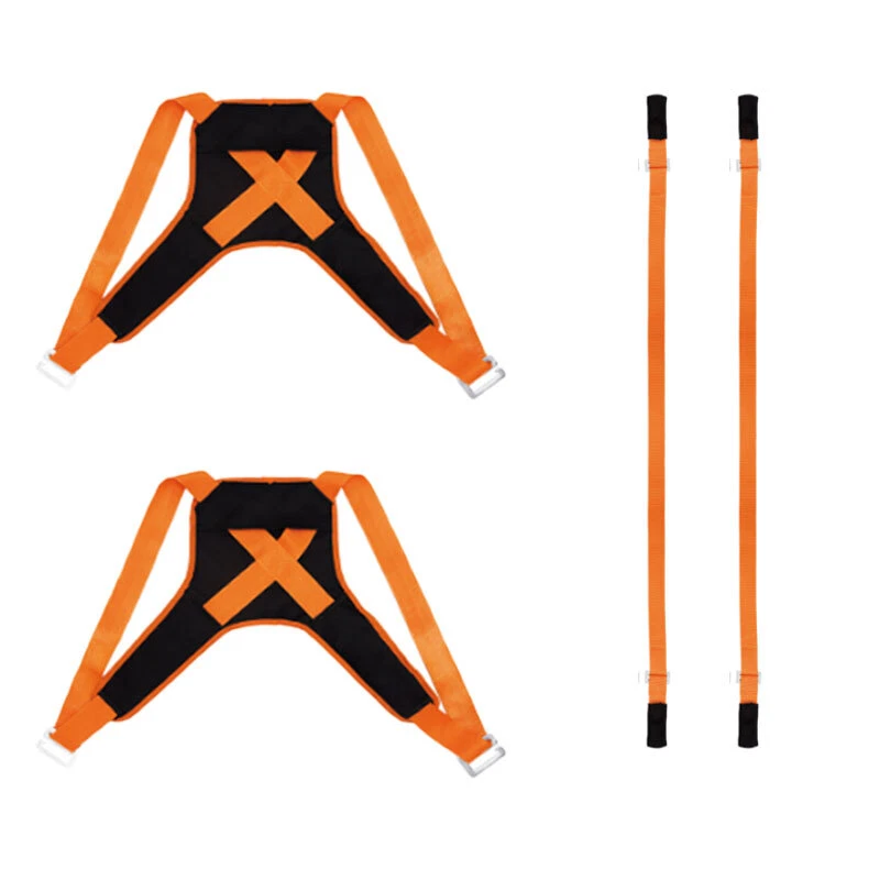 4tlg Tragegurte Umzug 2 Person Tragegurt Transportgurt Hebegurt Möbel Tragegurte - Bild 2 von 4