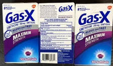 3 PK Gas-X Maximum Strength Gas Relief 250 mg - 90 Softgels Total- Exp 4/2026