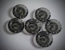 1/2" 2-Hole 'Crystal' Moss Green Craft/Clothing Buttons