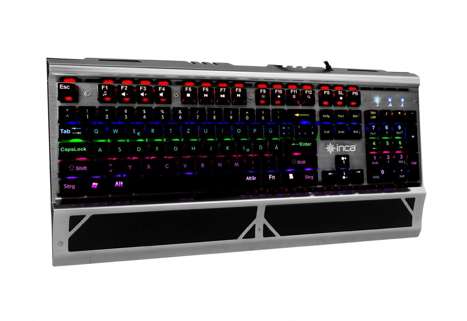 `INCA Gaming Tastatur IKG-444 Mechanisch, RGB, dt.` ACC NUOVO