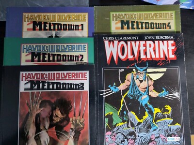 5 MARVEL ALBEN WOLVERINE PATCH HAVOK MELTDOWN 1 2 3 4 FEEST