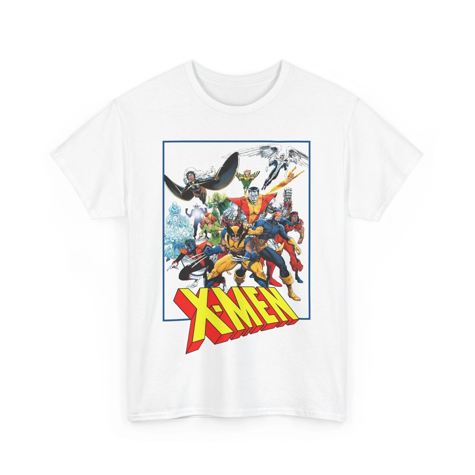 X-Men T-Shirt - Classic Arthur Adams Art - Marvel Comics - Wolverine, Colossus