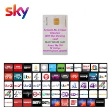 Carte Abonnement FREESAT Activée pour les chaînes du Royaume-Uni