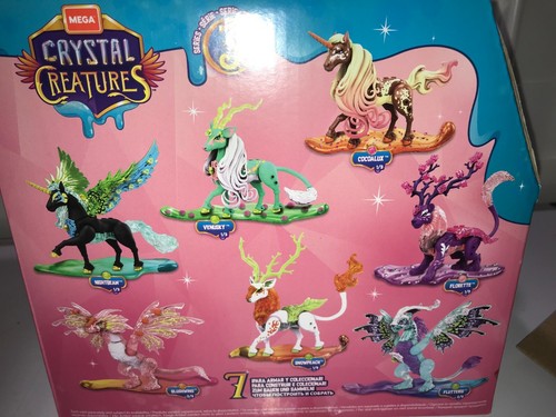 Mattel Mega Crystal Creatures FLORETTE LION DEER SERIES 3 NEW SEALED EGG - Picture 3 of 5