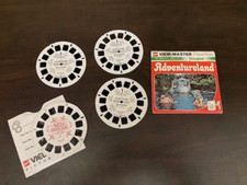 Vintage GAF Viewmaster H52 Disneyland Adventureland 3 Reel Set PLUS Klomp-it Ree