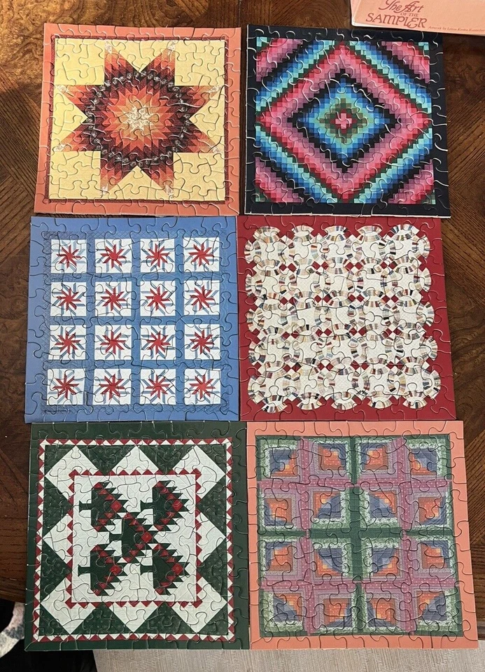 SIX AMERICAN QUILTS  (Springbok) --  -- 100% Complete - Image 2 of 4