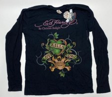 Authentic New/Vintage Mens Ed Hardy T-shirt L...