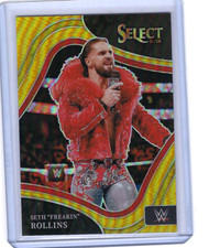 SETH ROLLINS 2022 PANINI SELECT WWE GOLD PRIZM /10