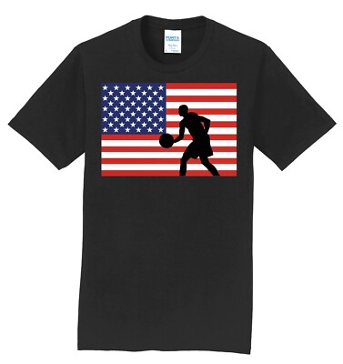 Authentic Infusion Lifestyle (00QY) - Basketball American Flag Tee