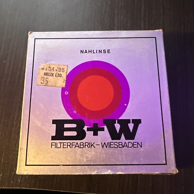 B+W KB-6 KB6 Blue Coated HSB B50 Glass Lens Filter B-50 B 50 Germany Bay 50 