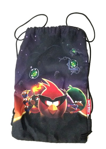Lot De 3 Porte-Monnaie Enfant Angry Birds – Tissu, Modèles Rouge, Noir, Bleu