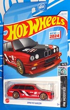 Hot Wheels New For 2024 HW Modified Series #138 BMW M3 Wagon Red w/ E10s