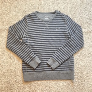 nike striped sweater