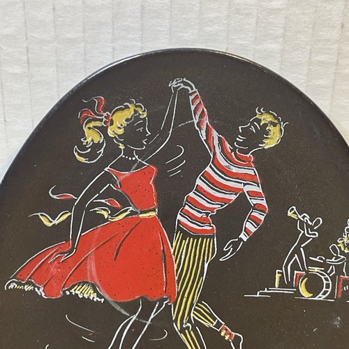 Ü-Keramik wall plate 1960 Teenager series, design: Ursula Schönhaber - Picture 2 of 6