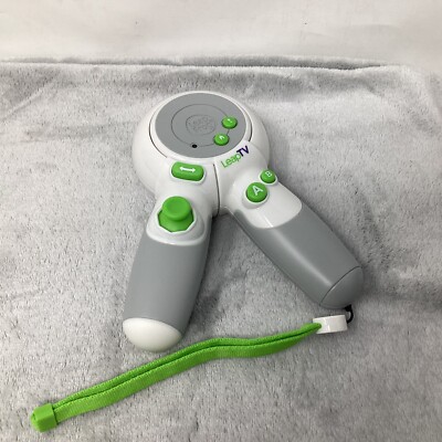 Leap Frog TV Video Game Hand Controller Only White Green And Strap 