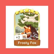 Frosty Fox_MONOPOLY_GO_STICKER  5⭐⭐⭐⭐⭐ 🔥GOLDEN BLITZ EVENT 🔥