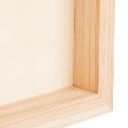 6 Pack Unfinished Wood Canvas Boards for Painting, 6x6 Wooden Panels for Crafts - Picture 8 of 12