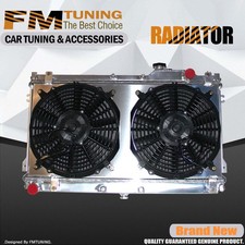 Mx5 Miata Radiator With Fan Shroud For Mazda 90-97 L4 Mt 2row Aluminum Mx5 Miata Radiator With Fan Shroud For Mazda 90-97 L4 Mt 2row Aluminum