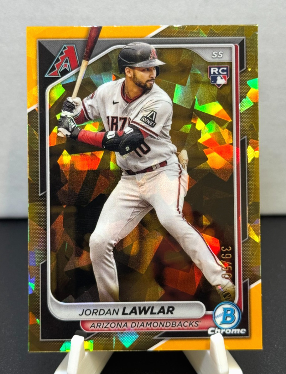 2024 Bowman Chrome Sapphire Jordan Lawler Rookie Gold /50 (RC) #55