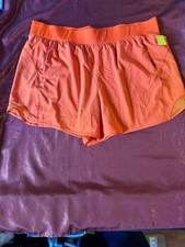 Tek Gear Workout Shorts Womens 3X Orange Line...