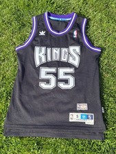 adidas Sacramento Kings Jason Williams #55 NBA Basketball Jersey Black S