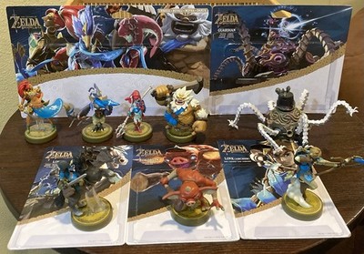 Zelda BOW Amiibo -  Set of 8 Figures with Background Card