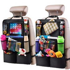 Backseat Car Organizer, Kick Mats Back Seat Protector with Touch Screen Table...