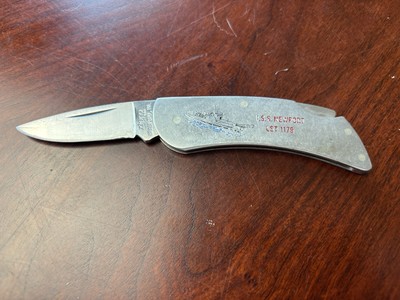 Zippo Pocket Knife USS Newport LST 1179 Made In USA | eBay