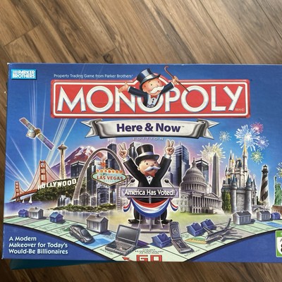 Monopoly Here And Now  Edition - Parker Brothers Hasbro (2006) Used