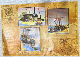 1989 LEGO 6285 VINTAGE Pirates Black Seas Barracuda Near Complete w/Book & Box