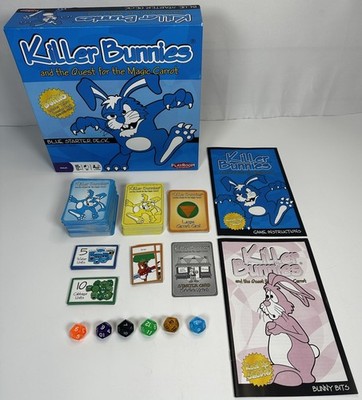 Killer Bunnies Blue Starter Deck mit Yellow Booster KOMPLETT Ultra Pro 2020