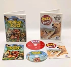 Nintendo Wii 2 Game Lot/Bundle - World Of Zoo, Petz Sports CIB Tested