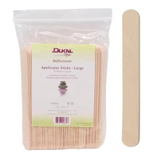 100 Large Wax Waxing Wood Body Hair Removal Sticks Applicator Spatula