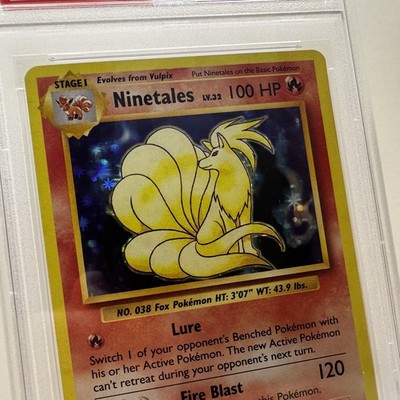 2016 POKEMON XY: EVOLUTIONS - #15/108 NINETALES HOLO - PSA 9 MINT