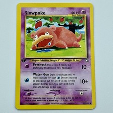 Vintage Pokémon Neo Genesis Slowpoke 73/111 1st Edition Near Mint WOTC