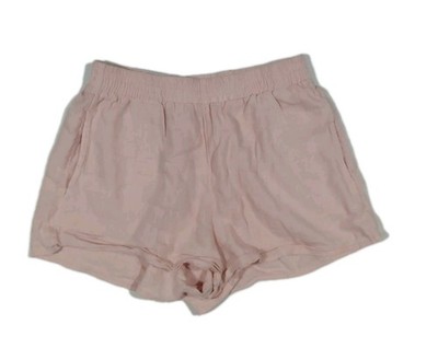 Aritzia Wilfred Free Gelato Linen Blend Shorts Size Small Pink Pull On Coastal 