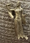 Vtg Ideal Princess Aleta 70mm Prince Valiant Knights Gold Plastic Figure Marx?