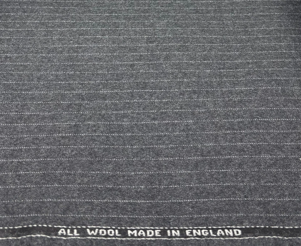 Tela textil de lana gris tela de franela tela de traje tela Thobe 3,50 m x 1,50 m Foto 3 de 4